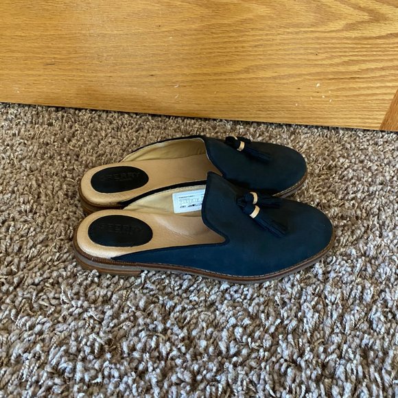 sperry seaport levy mule